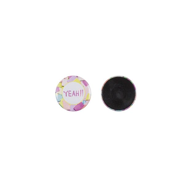 metalen button 31mm met magneet custom made