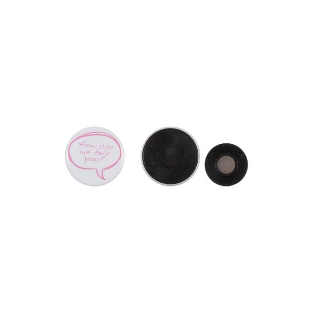 metalen button 31mm met kledingmagneet custom
