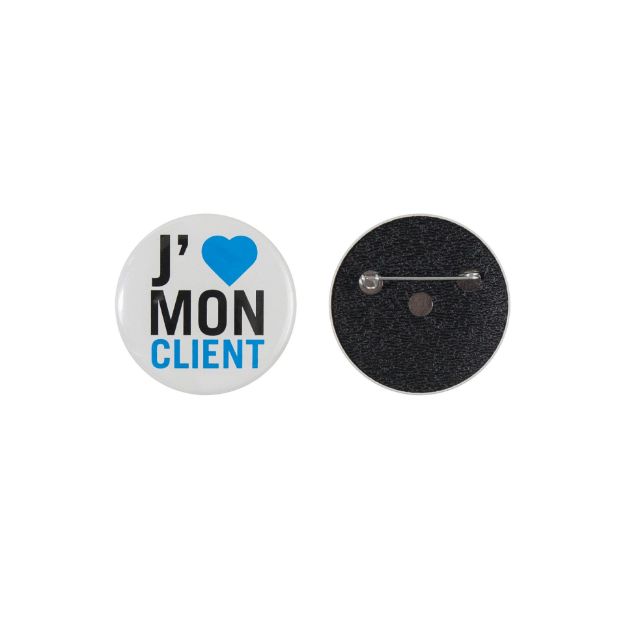 metalen button 50mm dubbel gezekerde speld custom