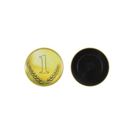 metalen button 50mm gladde achterkant custom
