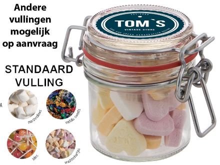 weckpotje 0,13 liter custom made