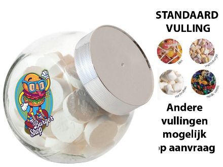 kleine glazen potje custom made