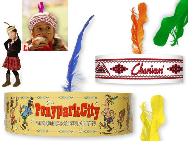 hoedje van papier-indianentooien custom made