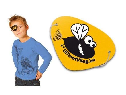 piraten ooglapje all over bedrukt 1 kleur custom