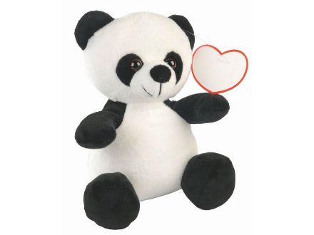 pluche panda inclusief kaartje om te bedrukken