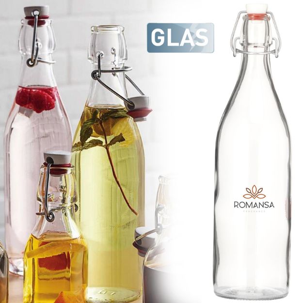 vidrio bottle waterfles 1 liter