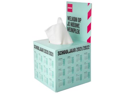 tissue box met flap