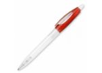balpen bio-s! clear transparant - rood