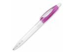 balpen bio-s! clear transparant - roze