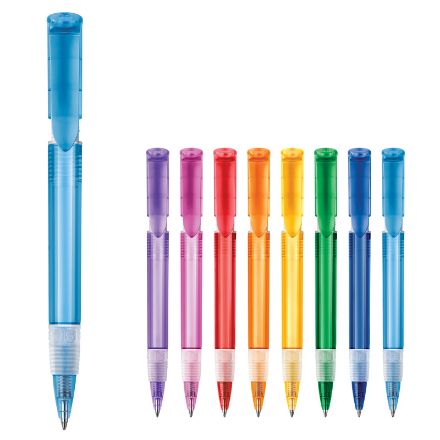 balpen s40 grip clear transparant