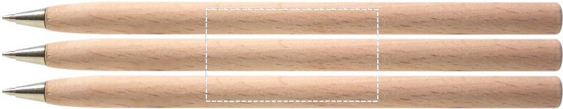 rond zeefdruk (25 x 45 mm)