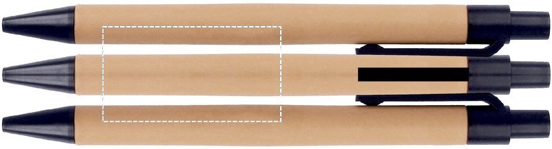 rond zeefdruk (24 x 45 mm)