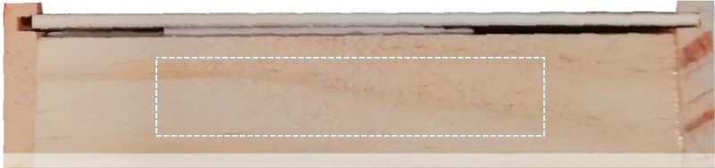 lasergravure (10 x 50 mm)