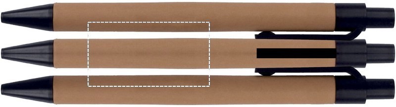 rond zeefdruk (24 x 45 mm)