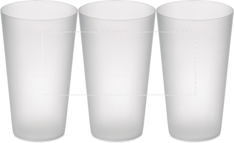 rond zeefdruk (70 x 170 mm)