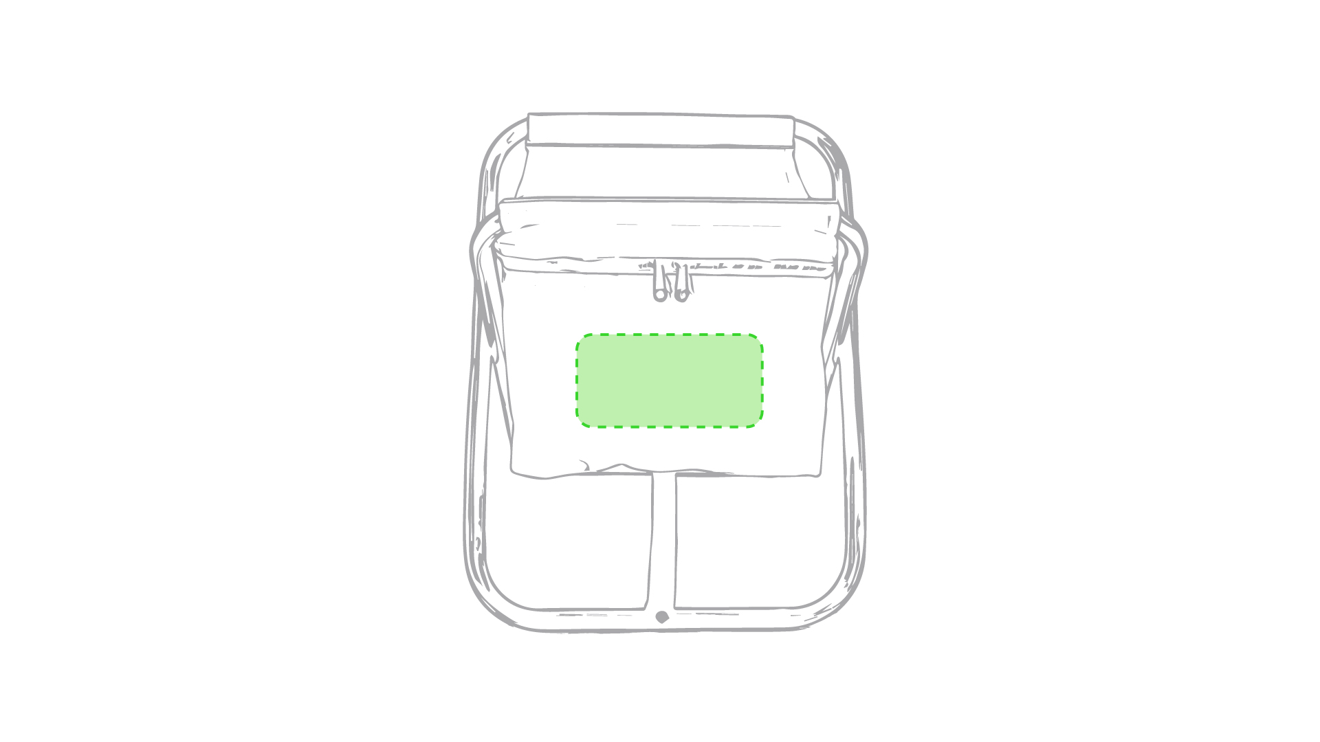 zeefdruk transferdruk (14 x 7 cm)