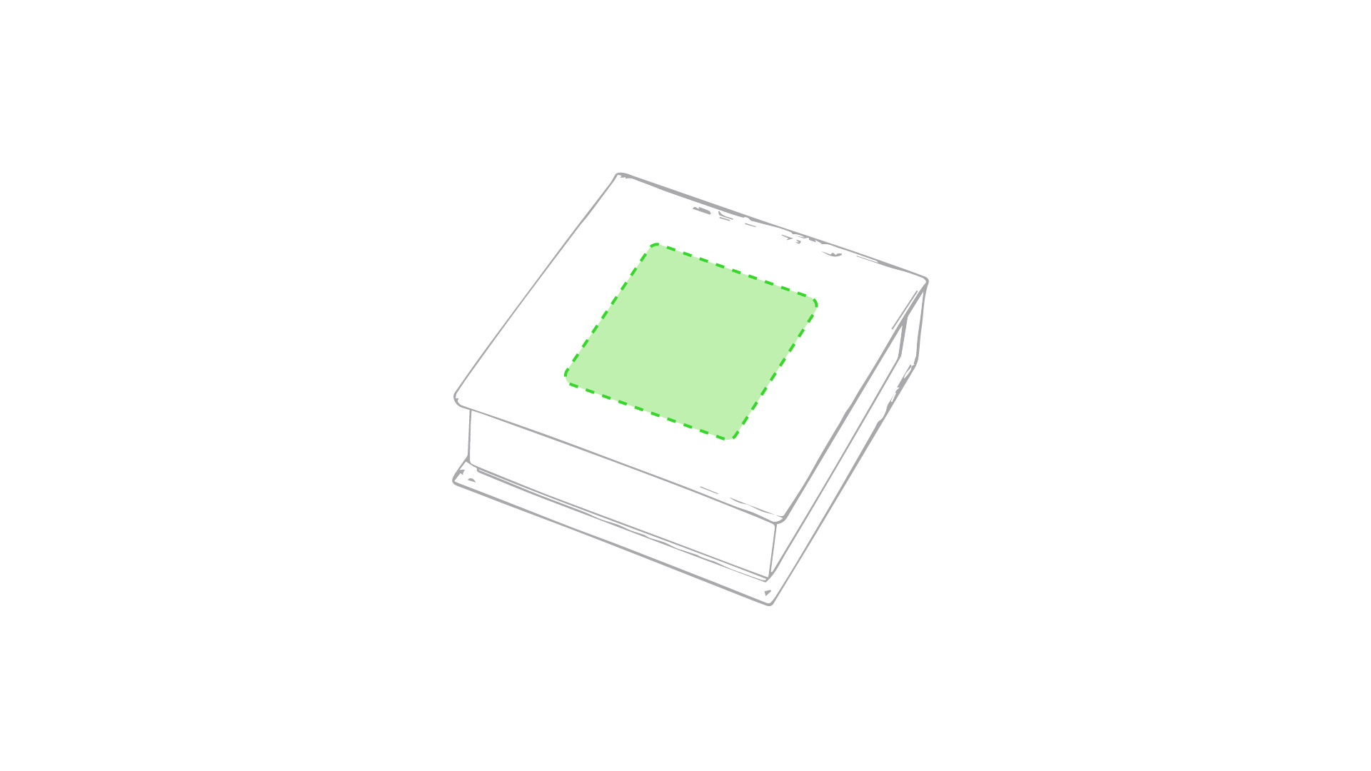 tampondruk/zeefdruk c (5 x 5 cm)