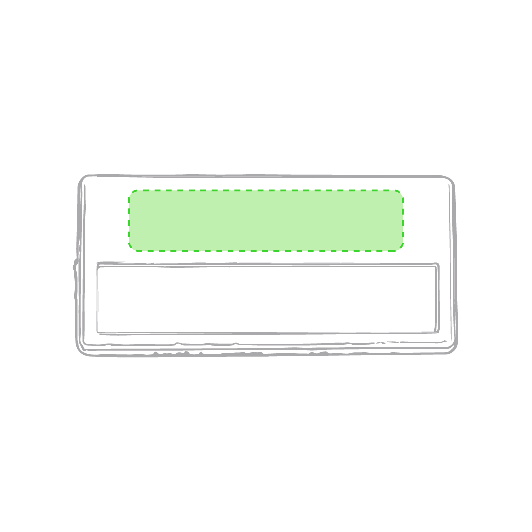 lasergravure (5 x 1,1 cm)