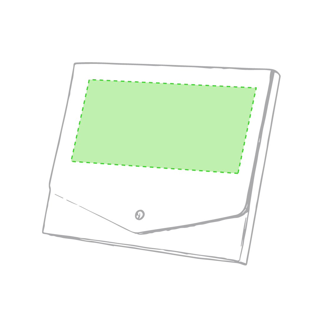 zeefdruk f (25 x 10 cm)