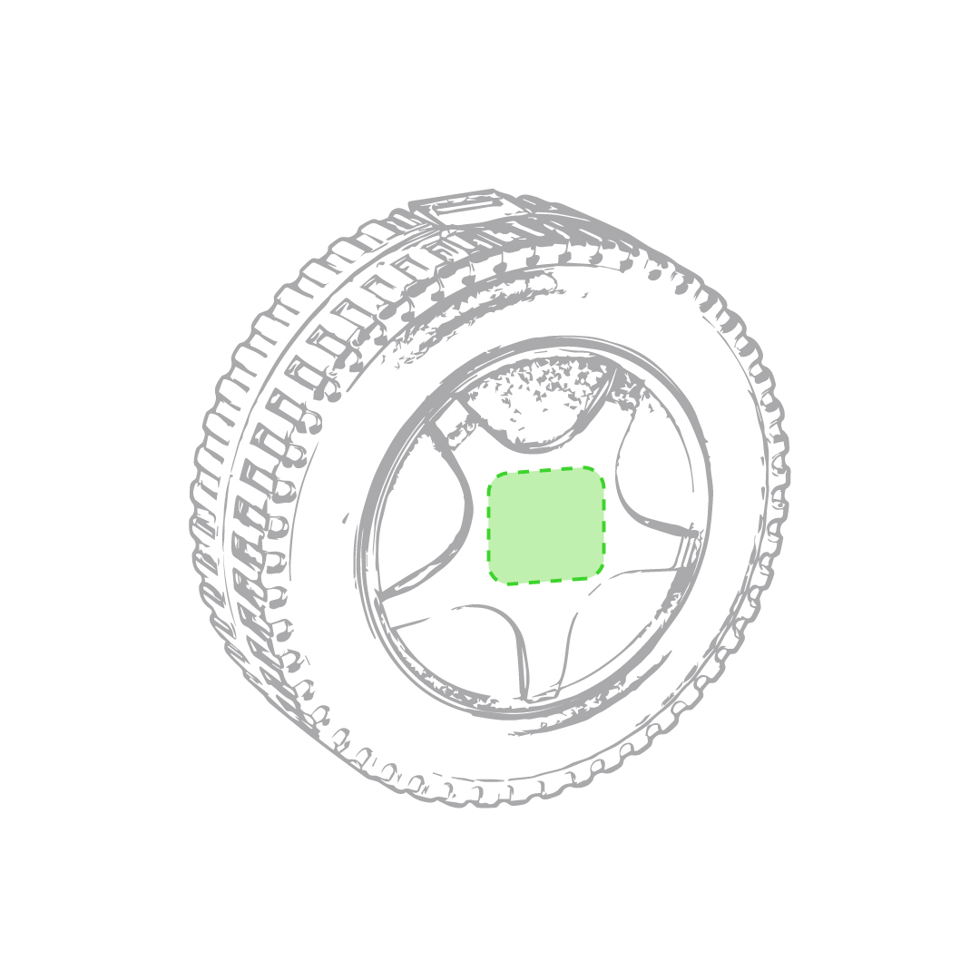 zeefdruk f (3 x 3 cm)