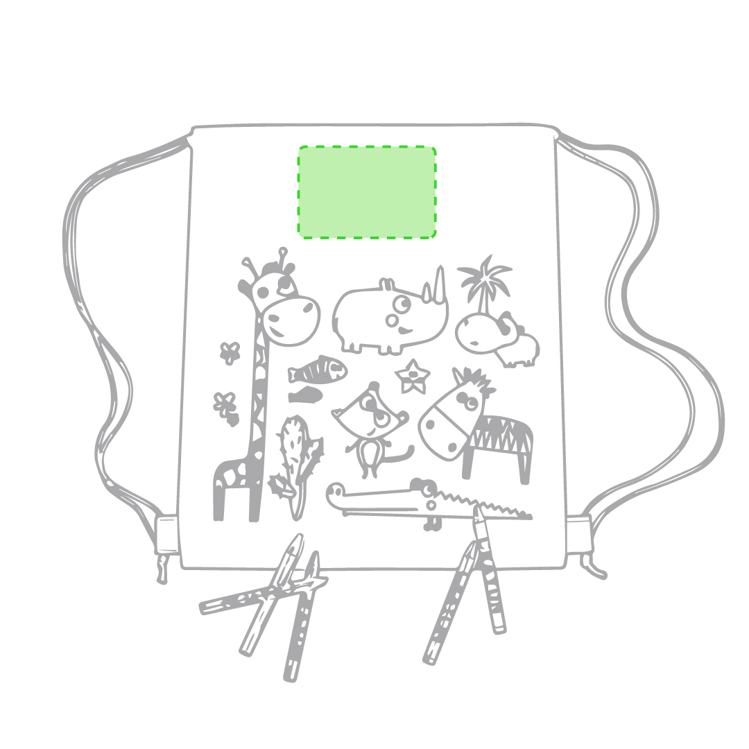 zeefdruk g (9 x 6 cm)