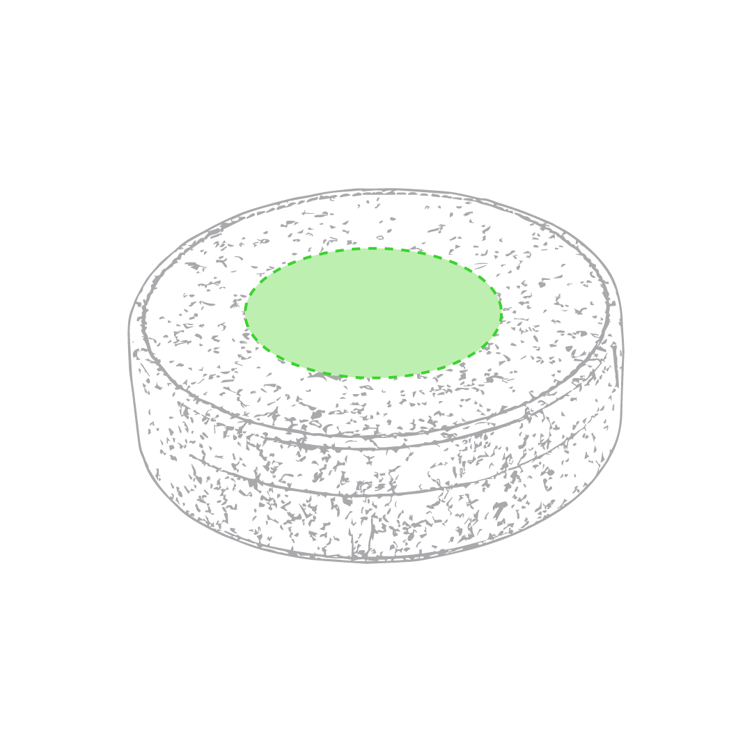 lasergravure (8 x 8 cm)