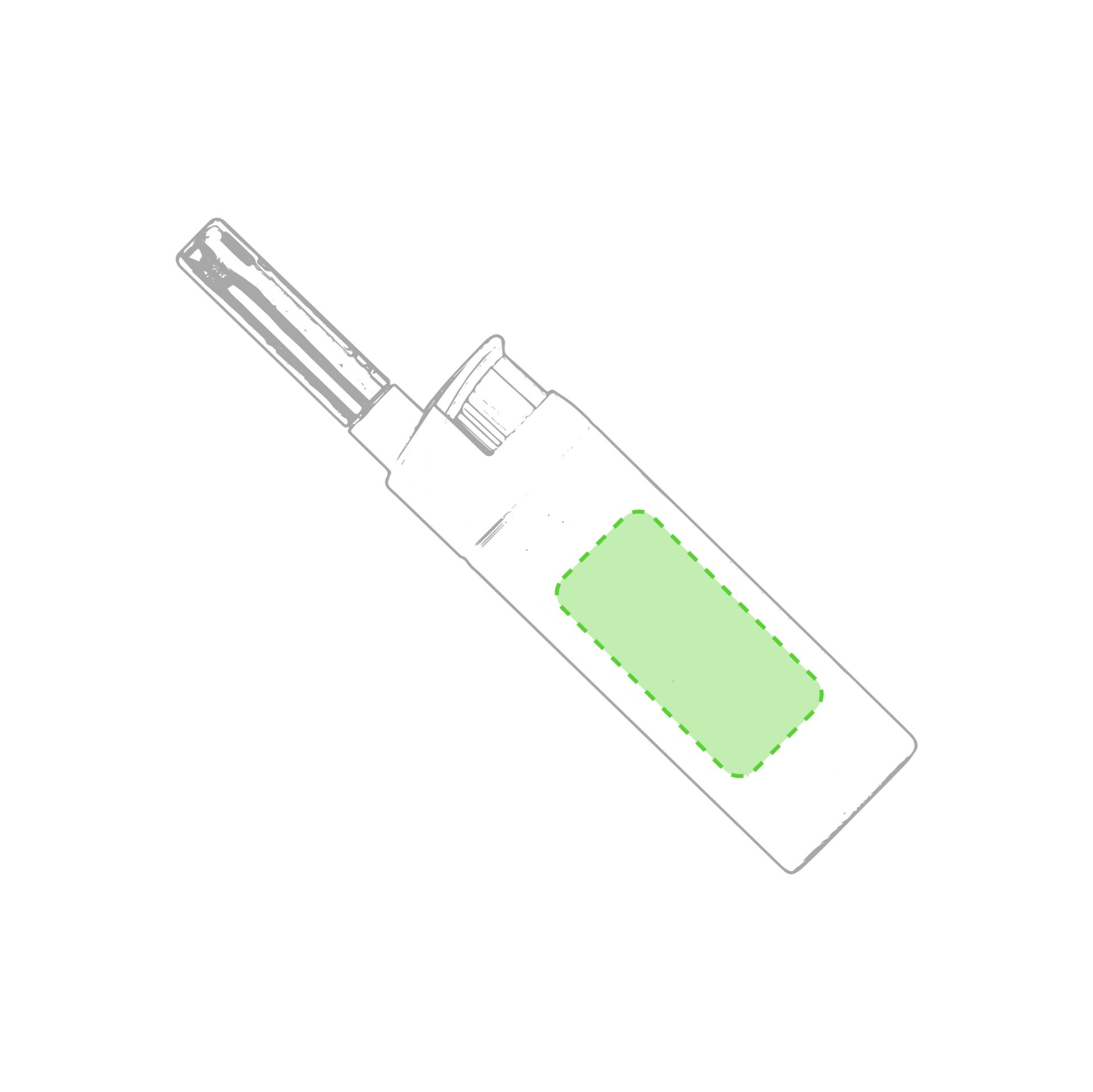 digitaaldruk<10 cm² (3,8 x 1,8 cm)