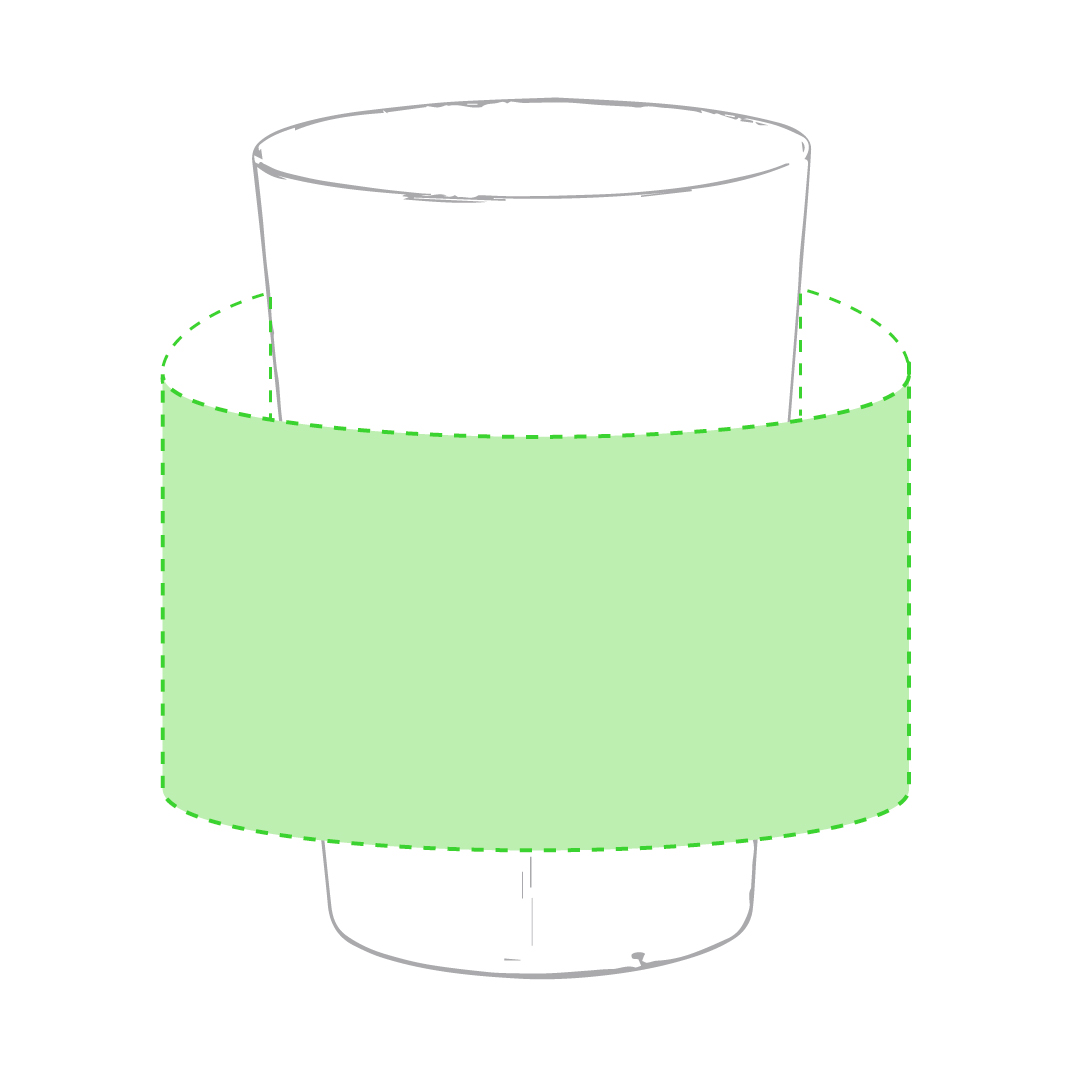 ronde zeefdruk c (16 x 6 cm)