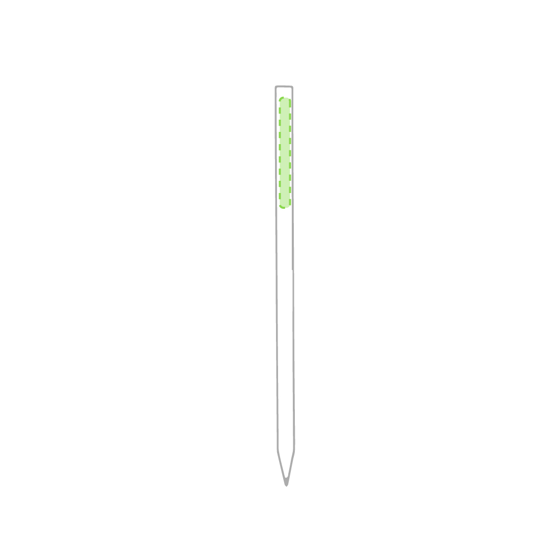 digitaaldruk < 5 cm (5 x 0,5 cm)