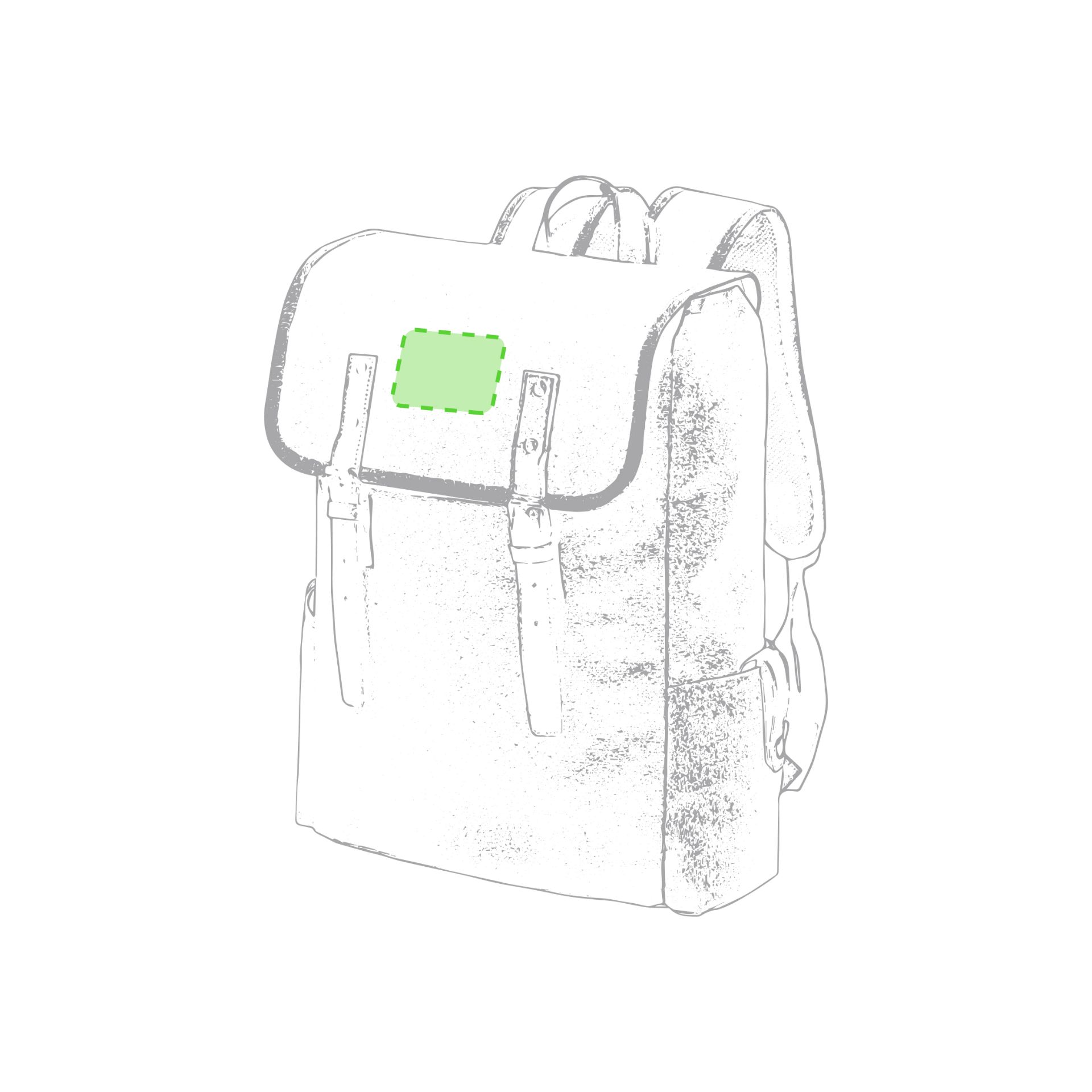 zeefdruk transferdruk (8 x 6 cm)