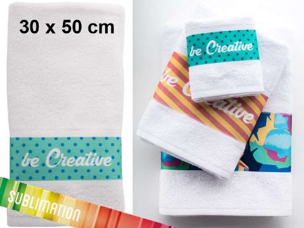 katoenen handdoek 30 x 50 cm custom made
