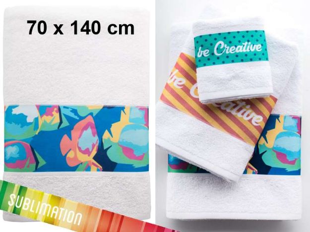 katoenen handdoek 70 x 140 cm. custom