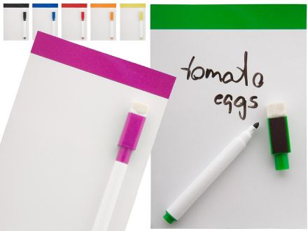 magnetisch witbord met magnetische stift en spons.