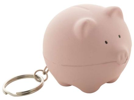 anti-stress sleutelhanger i.v.v. van een biggetje.