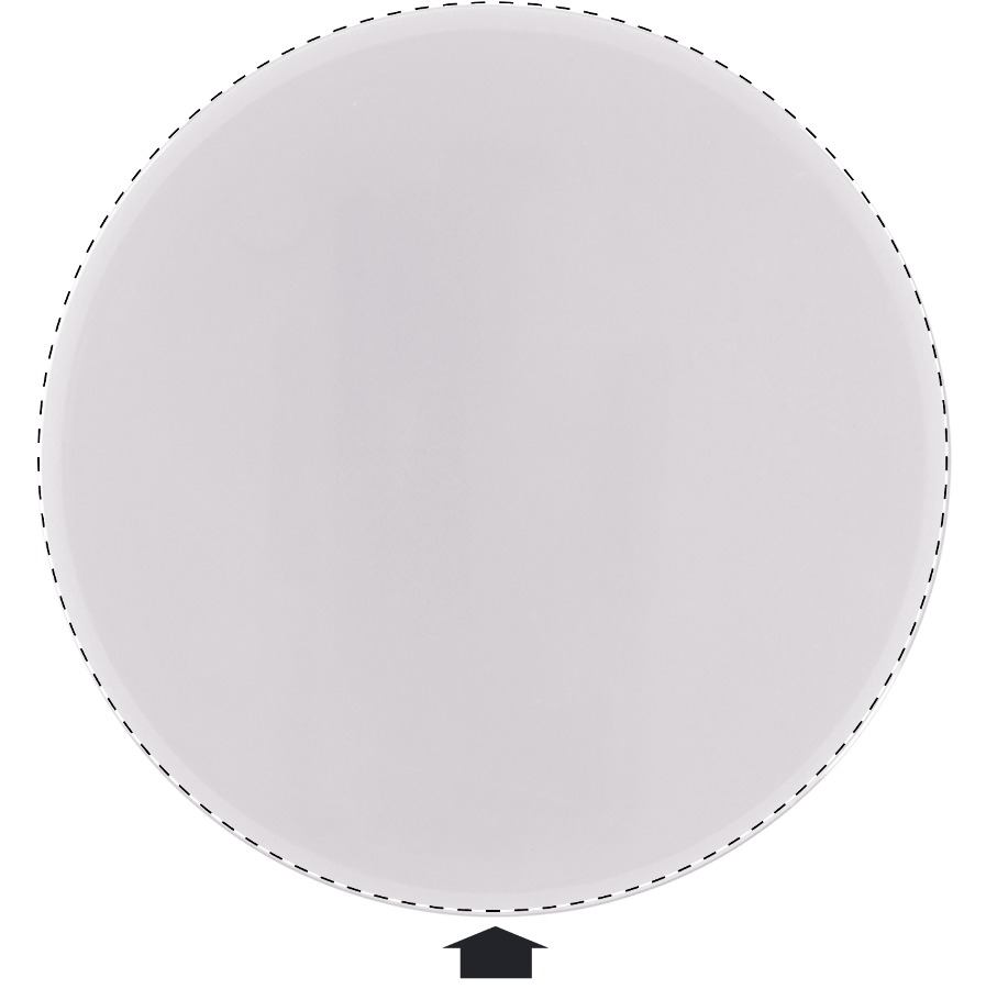 uv druk < 10 cm2 (Ø 30 mm)