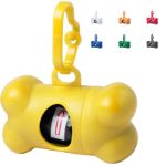 dispenser voor poepzakjes met karabijnhaak