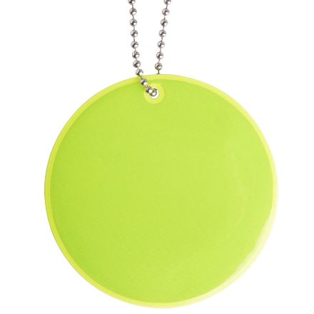 ronde reflecterende sleutelhanger.