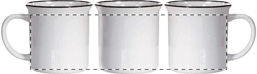 sublimatie druk mok (170 x 50 mm)