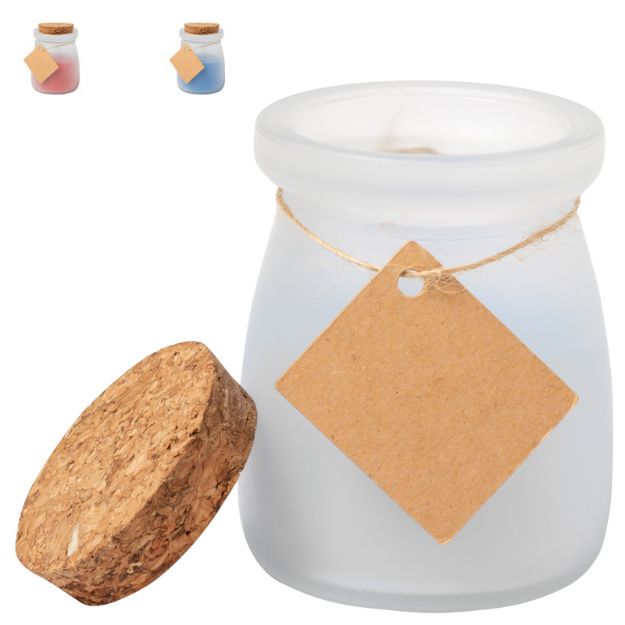 kaars in glazen pot tepor