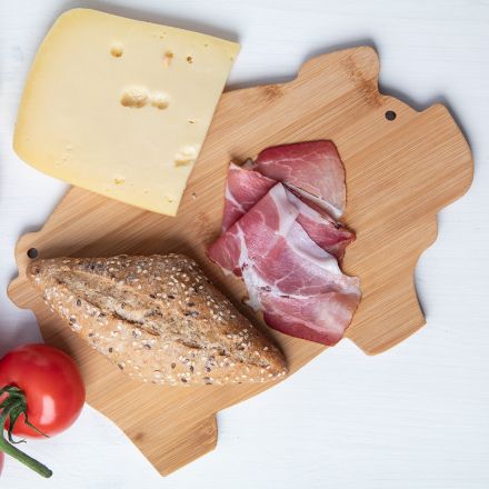 bamboe snijplank ivv varken