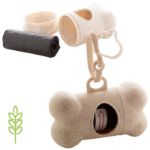 dispenser voor poepzakjes van tarwestro