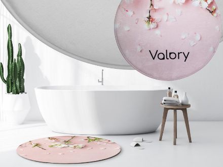 ronde sublimatie badmat