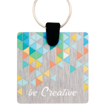 vierkante aluminium sleutelhanger aluudy. custom