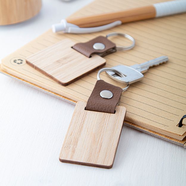 bamboe sleutelhanger, blopp