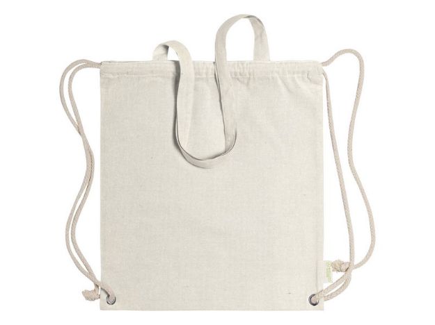 tas van gerecycled katoen met trekkoord feni