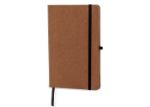 hardcover notebook recycled leer a5 - bruin