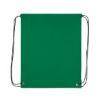 rugzak met trektouw. polyester - groen