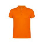 polo 100% polyester 180 gr/m2, ademend - oranje