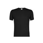 volwassene t-shirt 180 gr. katoen maten: s tot 3xl - zwart
