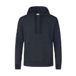 hooded sweater katoen en polyester - blauw